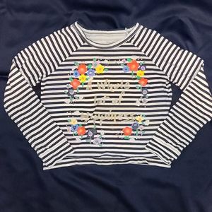 Girls Striped Long Sleeve Shirt